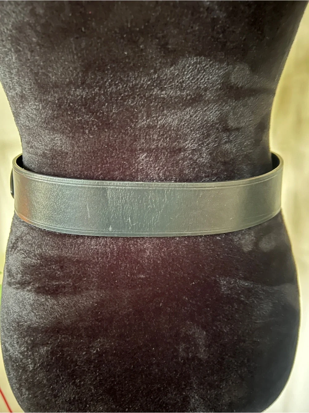 Isabel Marant Kanuka Enamel Genuine Leather Belt - Size 75 / Medium